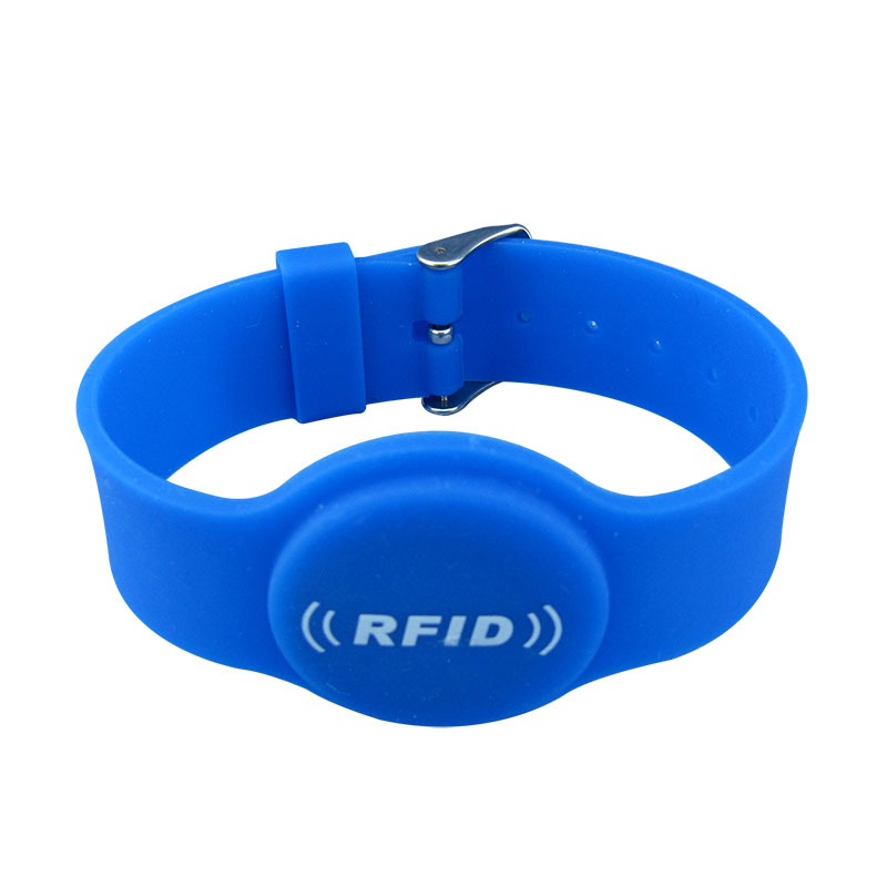 ຂະໜາດ 125KHZ ທີ່ສາມາດປັບໄດ້ Smart Chip Watch Wristband RFID Smart Bracelet