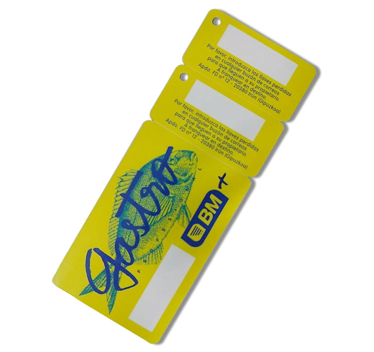 ບັດ PVC 2 ໃນ 1 Snap-off Plastic Combo Hang Tag ເປັນການແນະນໍາໃຫມ່ໃນຕະຫຼາດບໍ?