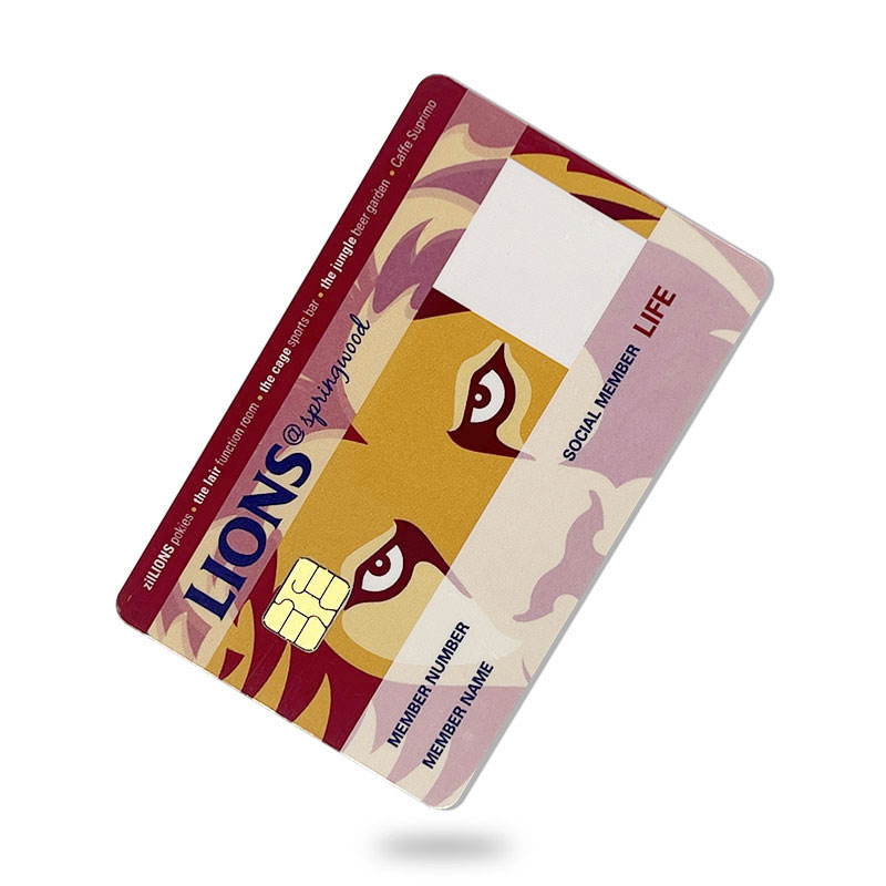 ຕິດຕໍ່ IC Smart Chip Card ບັດ PVC