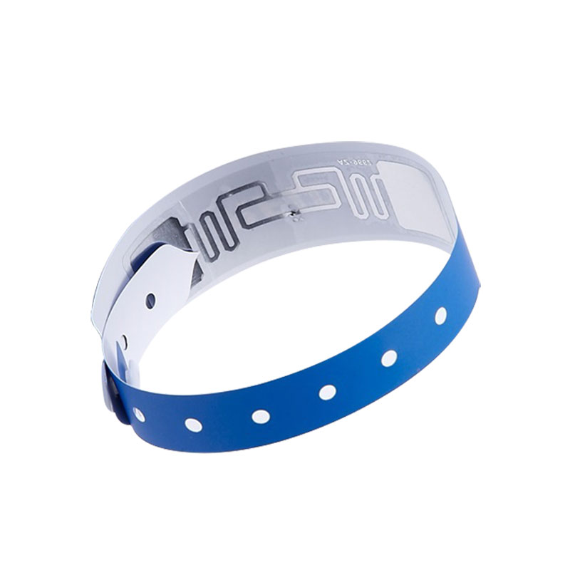 HF ISO14443A ສາຍແຂນ NFC ແບບ Contactless ສາຍແຂນ RFID NFC Chip Paper Bracelets