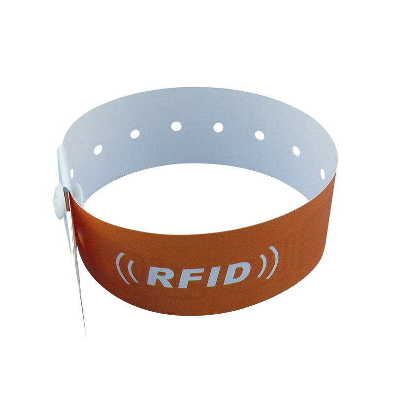 ໃຊ້ຄັ້ງດຽວ RFID Disposable Paper Sports Bracelet Wristbands ສໍາລັບກອງປະຊຸມກິລານັກກິລາ